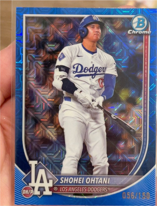 2025 Bowman Chrome #17 Shohei Ohtani — front