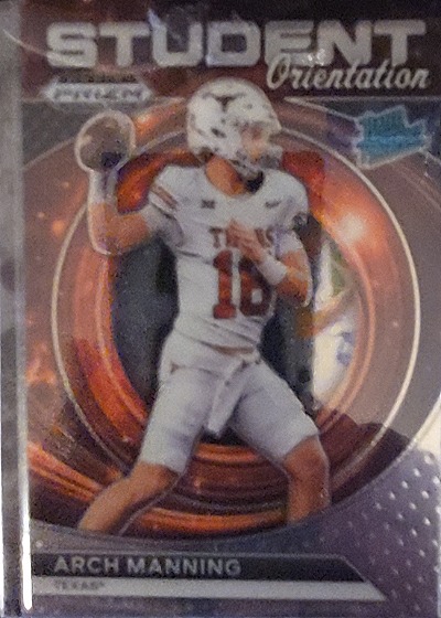 2024 Panini Prizm Draft Picks Student Orientation #SO-AM Arch Manning — front