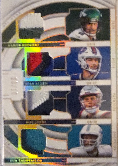 2008-09 Upper Deck Fab Four Fabrics #FFTOR Sundin/Steen/Blake/Toskala — front