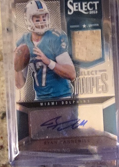 2015 Panini Select #RS-RT Ryan Tannehill Rookie Patch Autograph — front