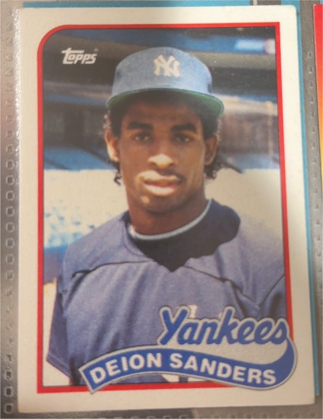 1989 Topps Traded #110T Deion Sanders — front
