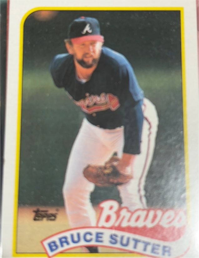 1989 Topps #11 Bruce Sutter — front