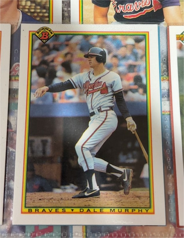 1990 Bowman #19 Dale Murphy — front