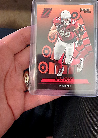 2022 Panini Zenith Red Zone #91 J.J. Watt — front