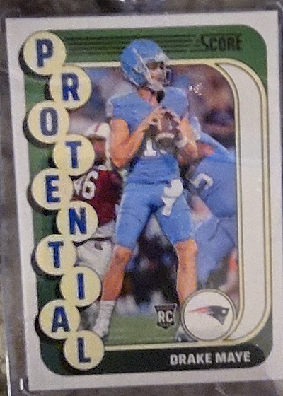2024 Panini Score Protential #2 Drake Maye — front