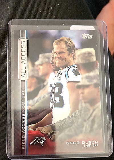 2011 Topps Field Access Football All Access Greg Olsen — front