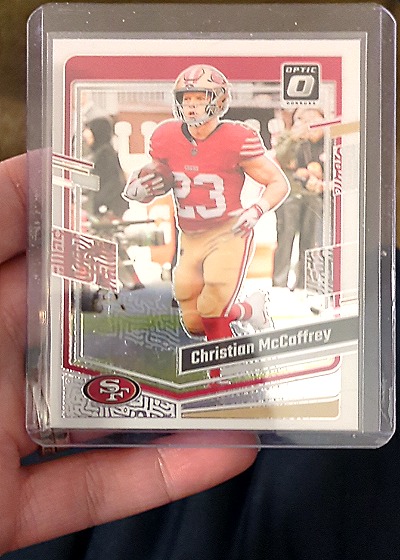 2023 Donruss Optic #169 Christian McCaffrey — front