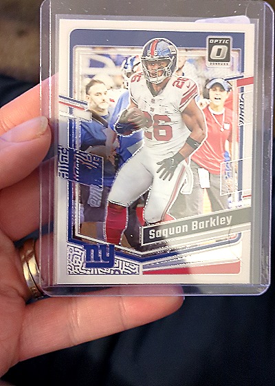 2023 Panini Donruss Optic #147 Saquon Barkley — front