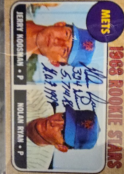1968 Topps 1968 Rookie Stars Jerry Koosman / Nolan Ryan — front