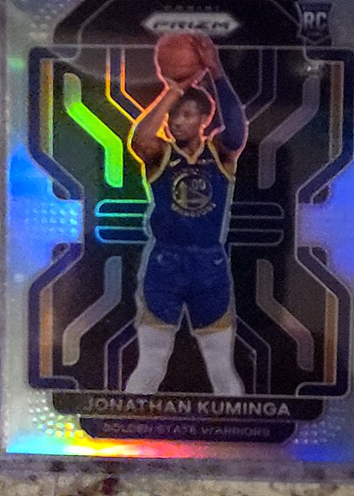 2021-22 Panini Prizm #307 Jonathan Kuminga — front
