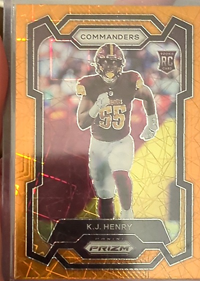 2023 Panini Prizm #400 K.J. Henry — front