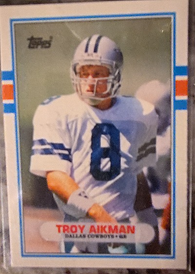 1989 Topps Traded #70T Troy Aikman — front