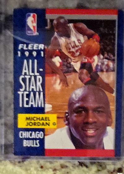 1991 Fleer #211 Michael Jordan All-Star Team — front