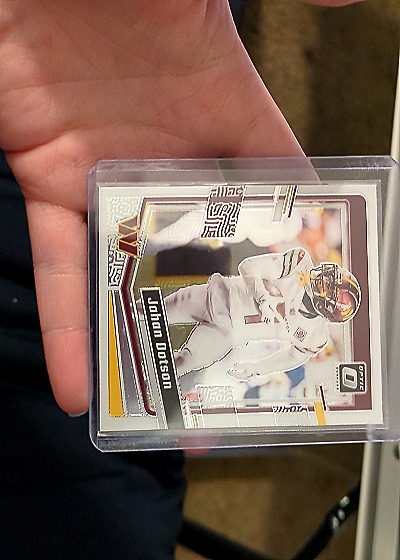 2023 Donruss Optic #77 Jalon Johnson — front