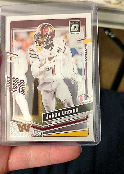 2023 Donruss Optic #196 Jahan Dotson — front