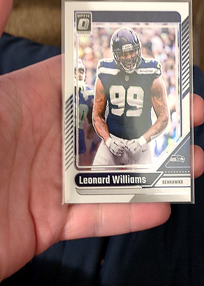 2024 Donruss Optic #182 Leonard Williams — front