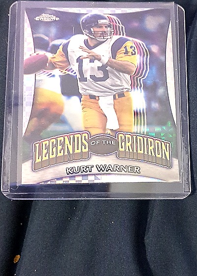 2024 Topps Chrome Legends of the Gridiron #LOG-21 Kurt Warner — front