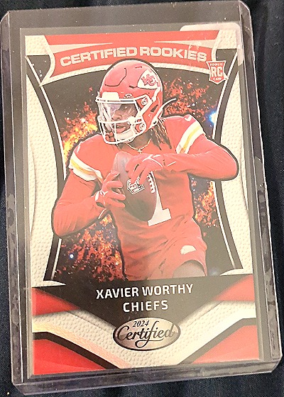 2024 Panini Certified #8 Xavier Worthy Certified Rookies — front