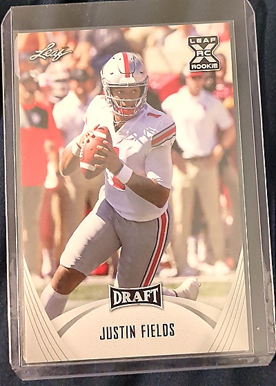 2021 Leaf Draft #2 Justin Fields — front