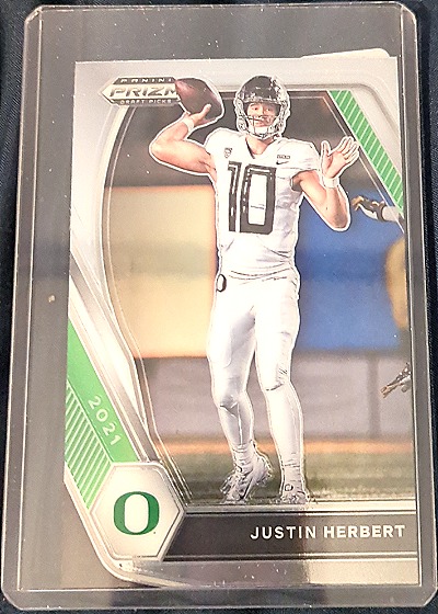2021 Panini Prizm Draft Picks #20 Justin Herbert — front
