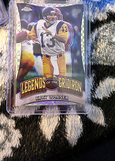 2024 Topps Chrome #LOG-21 Kurt Warner Legends of the Gridiron — front