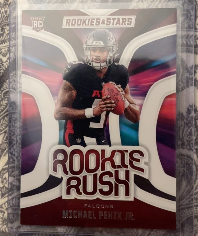 2024 Panini Rookies & Stars #RR-MPJ Michael Penix Jr. Rookie Rush — front
