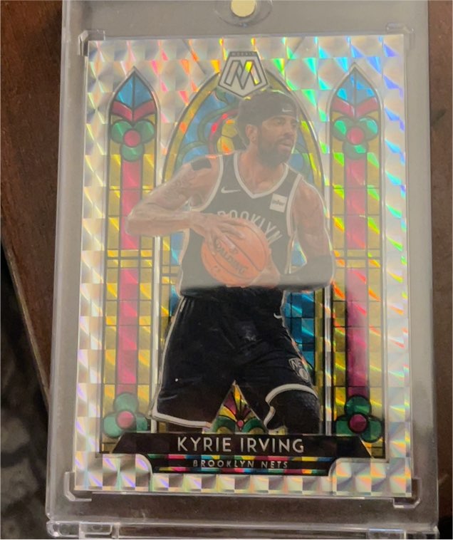2019 Panini Mosaic Stained Glass #6 Kyrie Irving — front