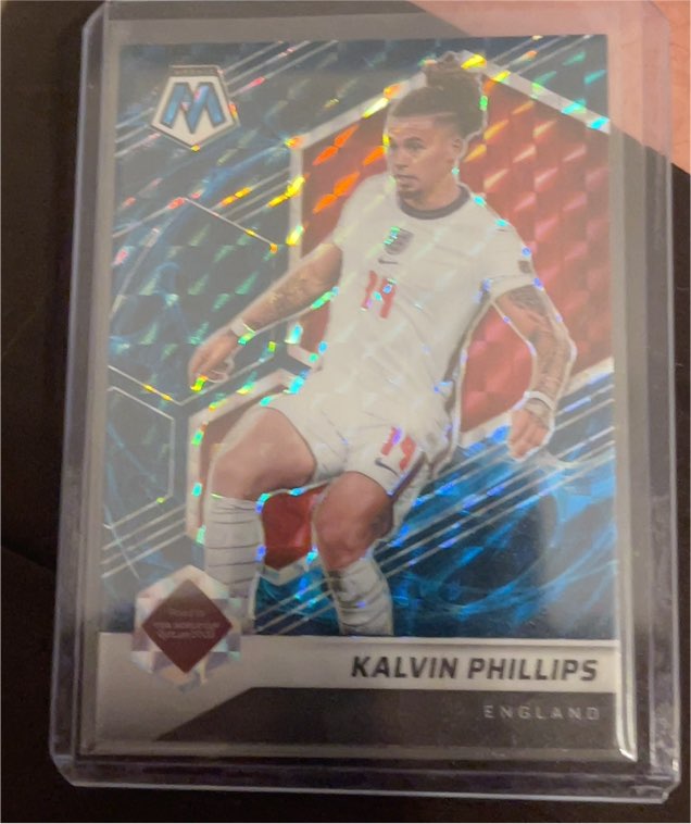 2021-22 Panini Mosaic Road to World Cup Silver Prizm #36 Kalvin Phillips — front