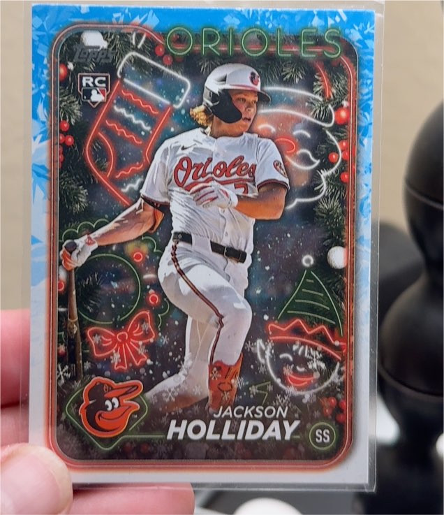 2024 Topps Holiday #H50 Jackson Holliday — front