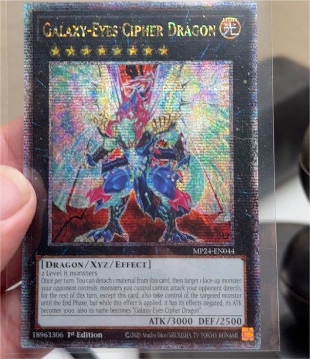 2020 Yu-Gi-Oh! MP24-EN044 Galaxy-Eyes Cipher Dragon — front