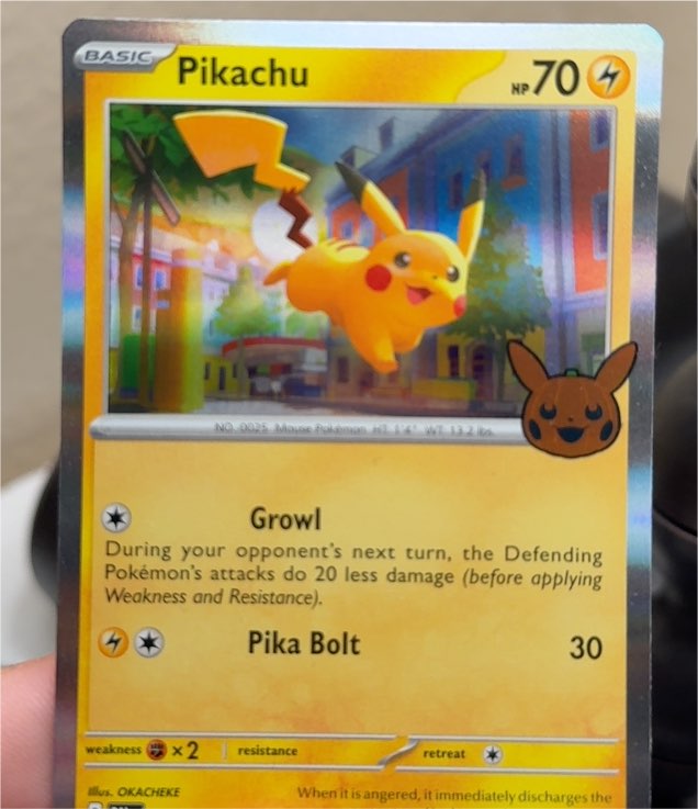 2023 Pokémon Trick or Trade #62 Pikachu — front
