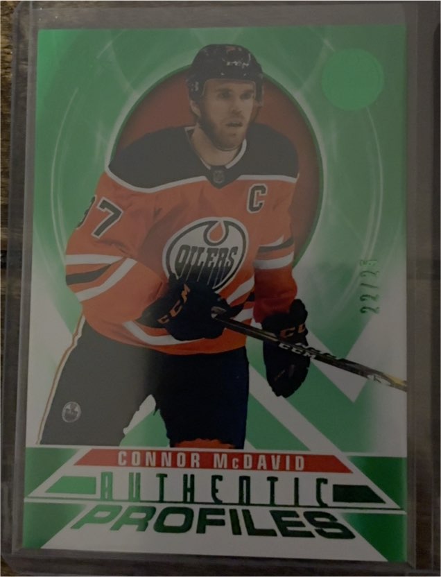 2020-21 Upper Deck SP Authentic Profiles #AP-1 Connor McDavid — front