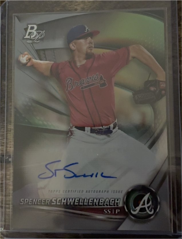 2022 Bowman Platinum #TOP-81 Spencer Schwellenbach — front