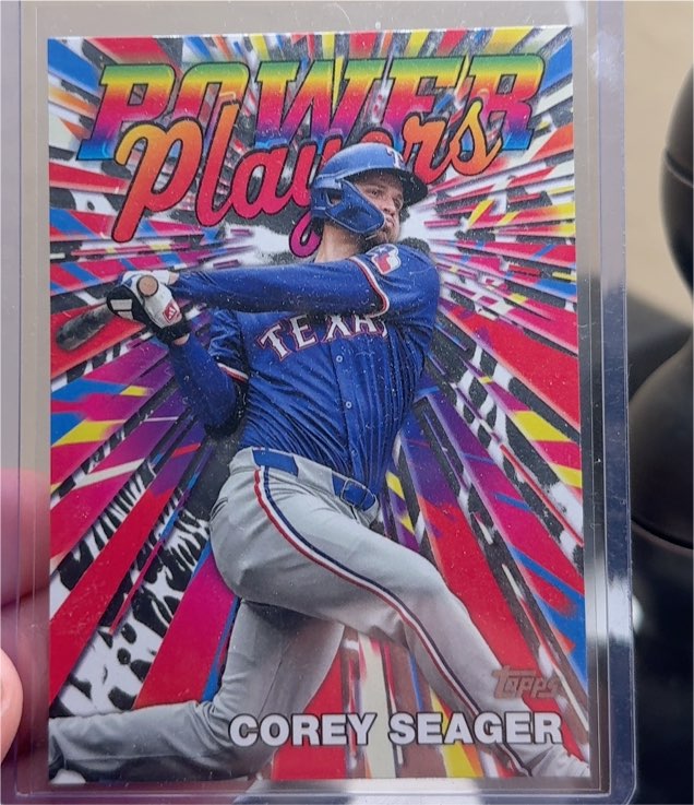 2025 Topps Series 1 Celebration Power Players #PP-25 Corey Seager — front