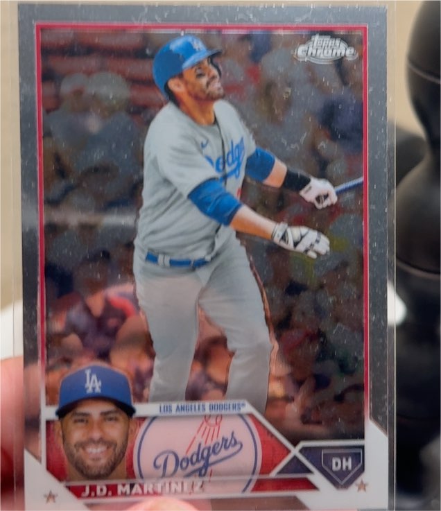2023 Topps Chrome #98 J.D. Martinez — front