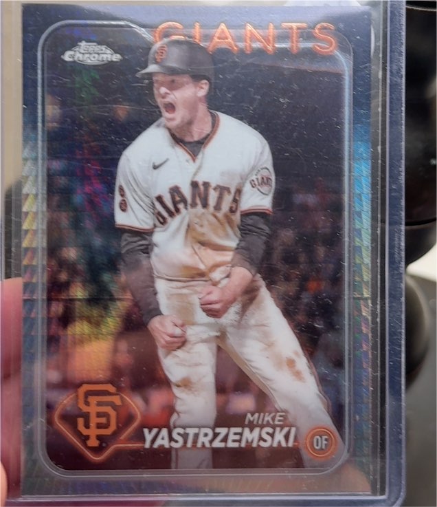2024 Topps Chrome #87 Mike Yastrzemski — front