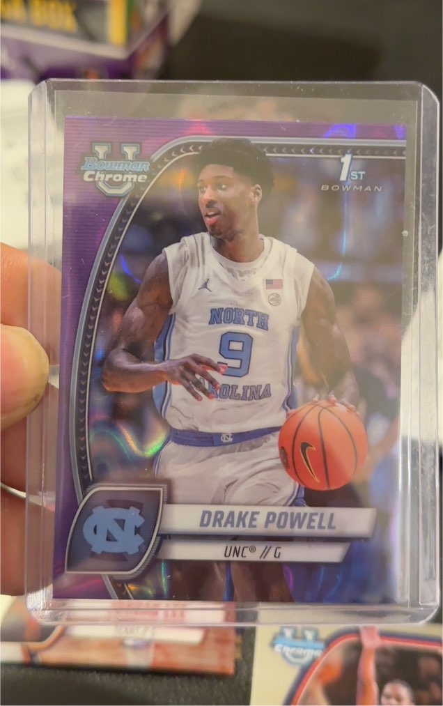 2024-25 Bowman University Chrome #69 Drake Powell — front