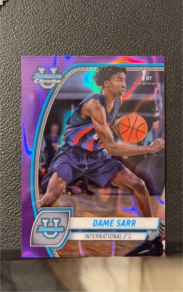 2024-25 Bowman Chrome University #17 Dame Sarr — front
