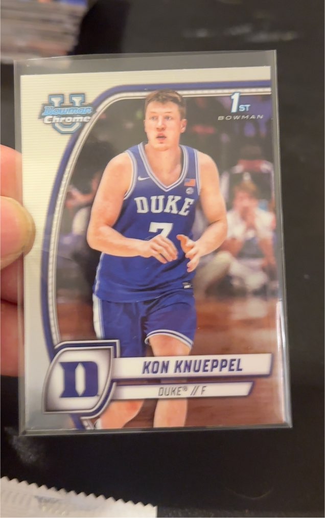 2024-25 Bowman University Chrome #48 Kon Knueppel — front