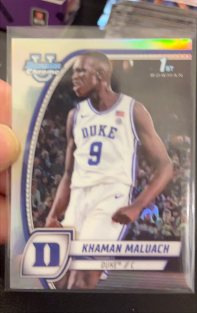 2024-25 Bowman University Chrome #46 Khaman Maluach — front