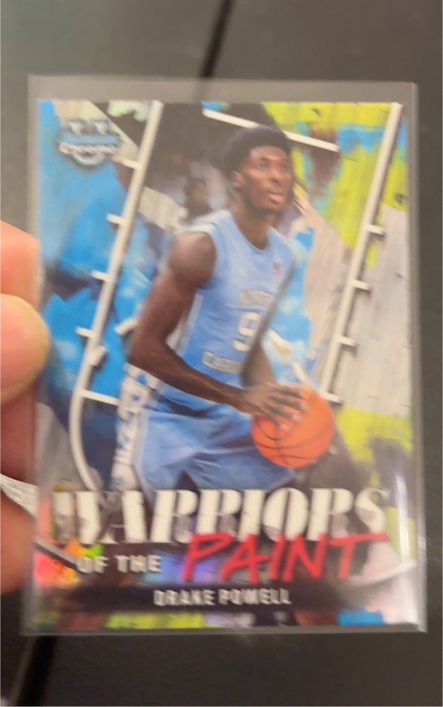 2024-25 Bowman Chrome #WP-15 Draime Powell Warriors of the Paint — front