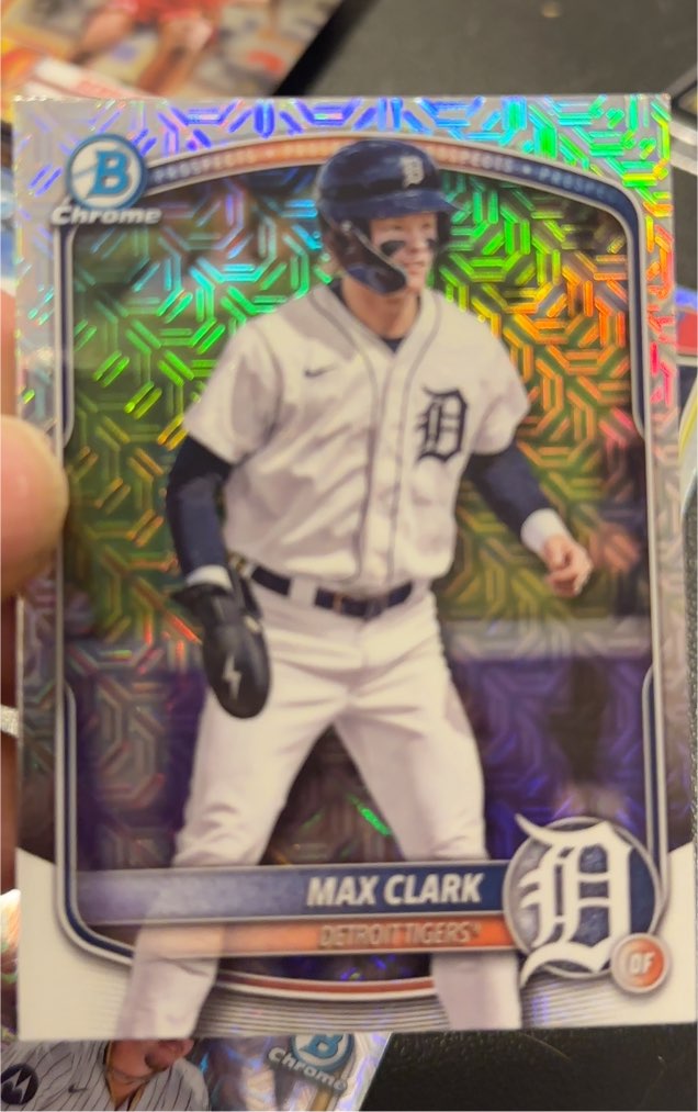 2025 Bowman Chrome #BCP-24 Max Clark — front