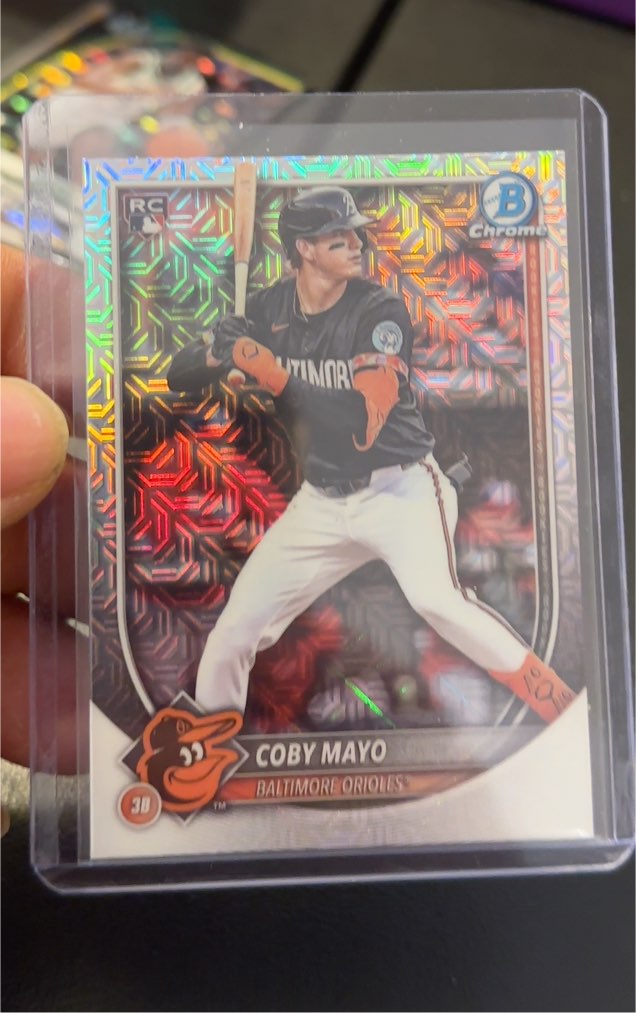 2025 Bowman Chrome #37 Coby Mayo — front