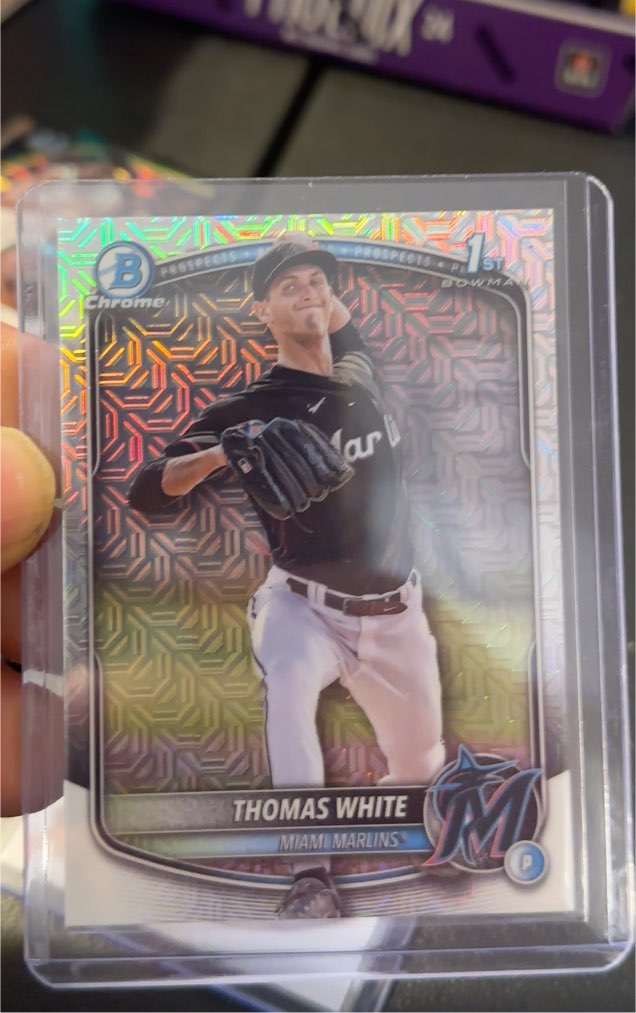 2025 Bowman Chrome #BCP-69 Thomas White — front