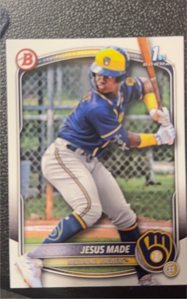 2025 Bowman #BP-66 Jesus Made — front