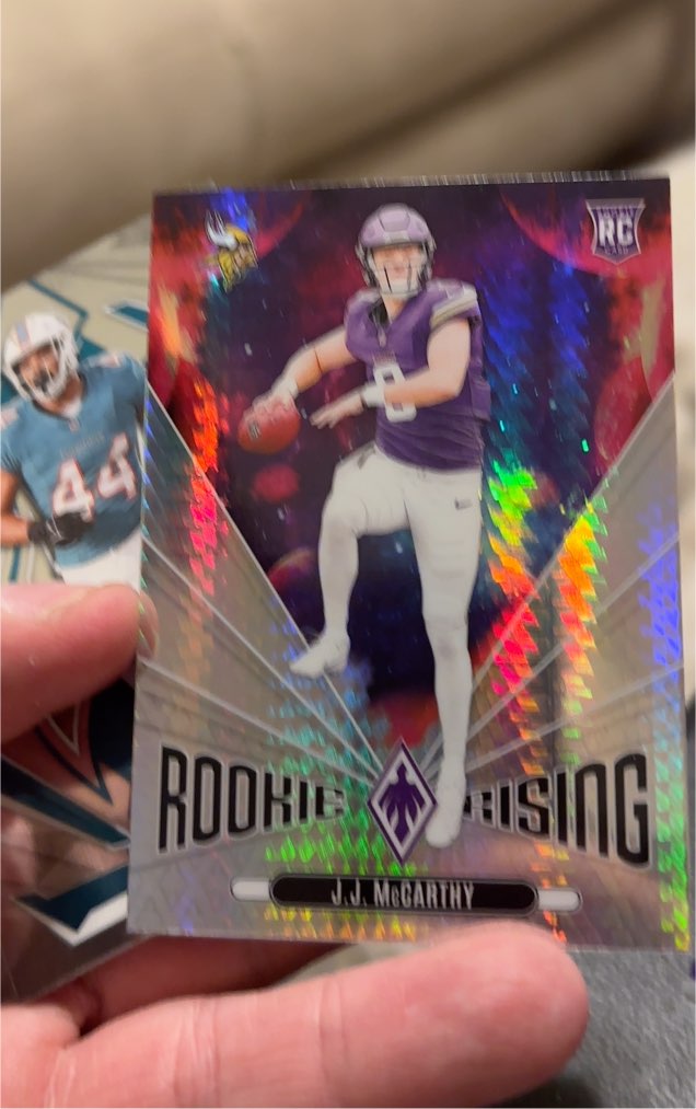 2024 Panini Phoenix #RR-JMY J.J. McCarthy Rookie Rising — front