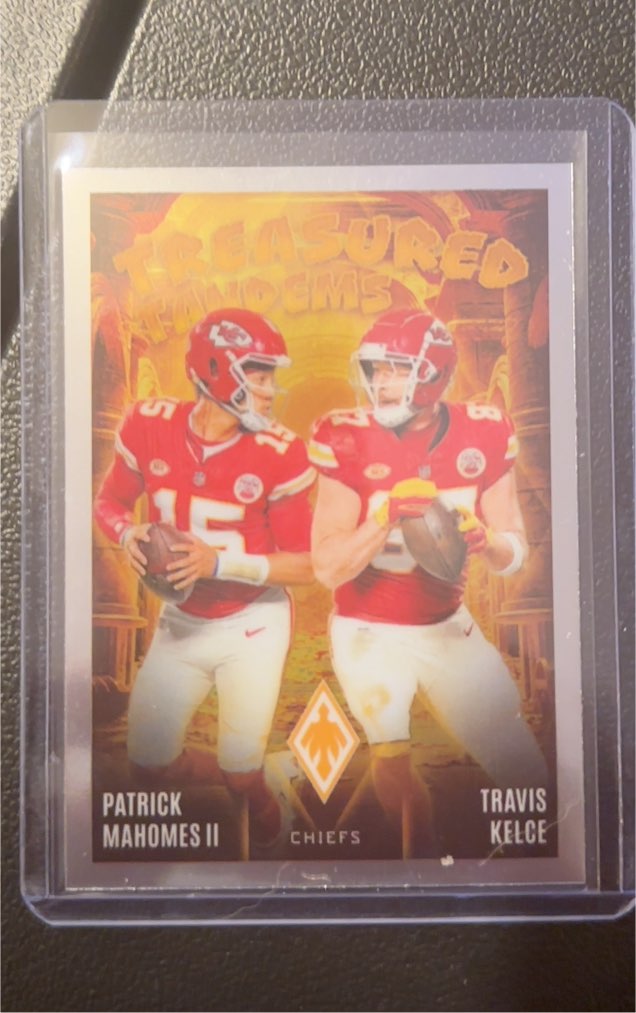 2024 Panini Phoenix #TT-KC Treasured Tandems Patrick Mahomes II, Travis Kelce — front
