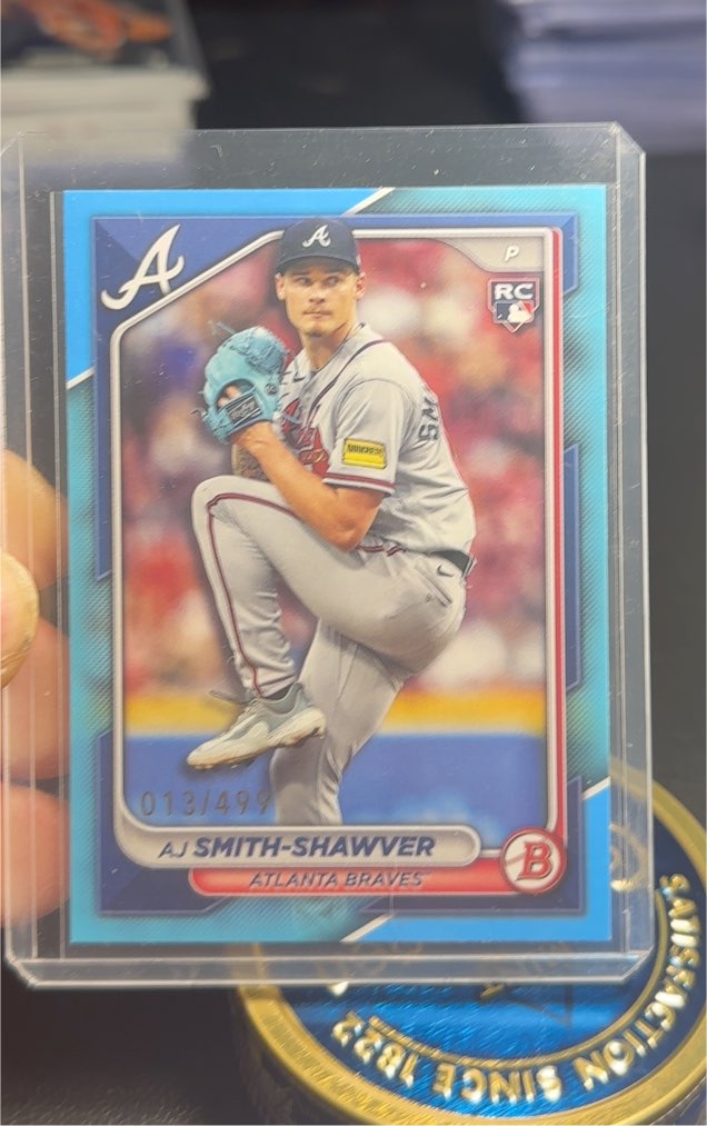 2024 Bowman #63 AJ Smith-Shawver — front