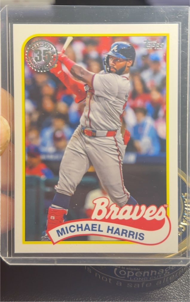 2024 Topps Update 1989 Topps 35th Anniversary #89US-18 Michael Harris II — front