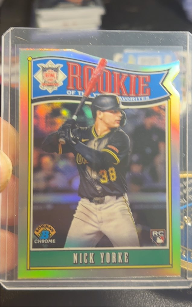2025 Bowman Chrome #ROY-14 Nick Yorke Rookie of the Year Favorites — front